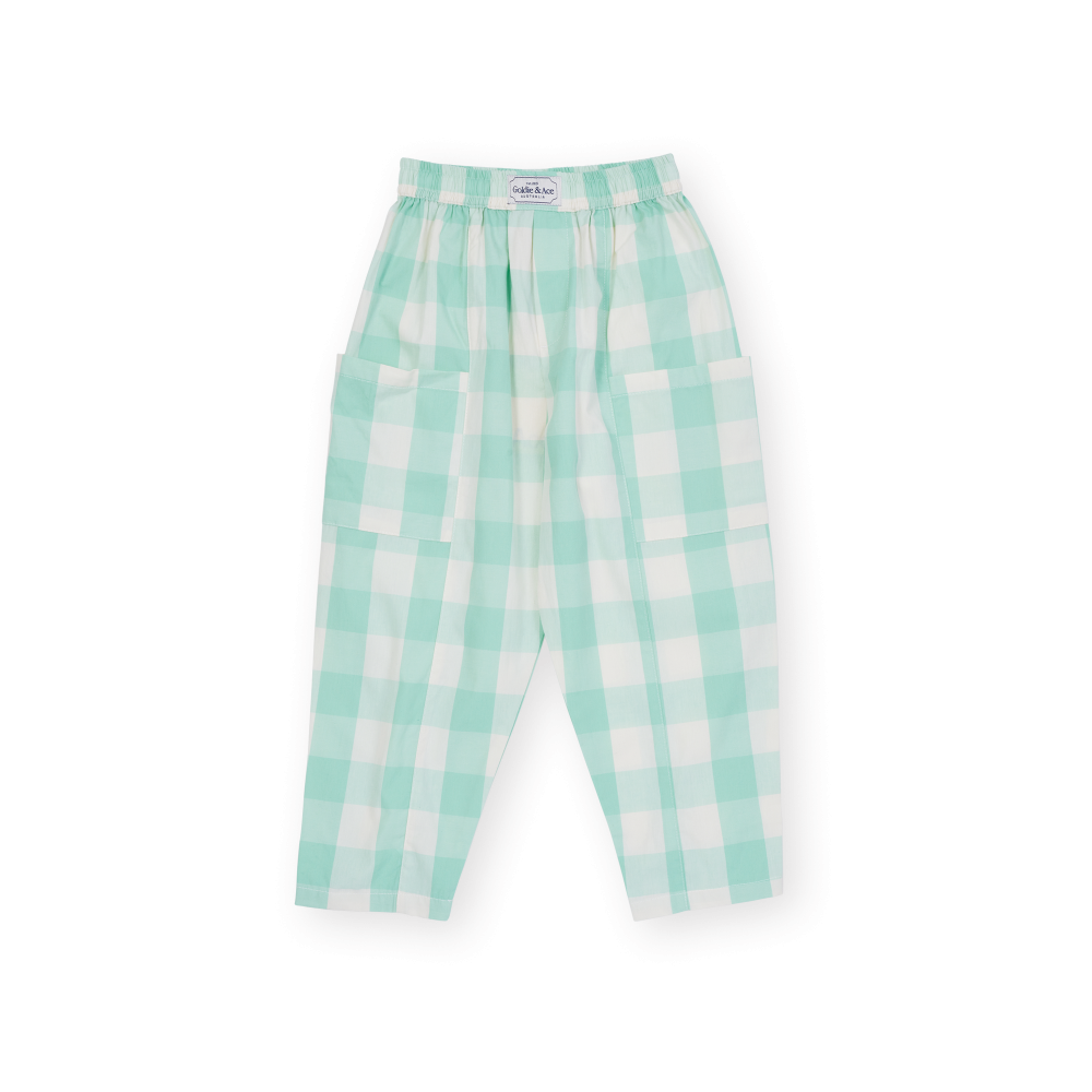 Lightweight Gingham Kit Pocket Pant