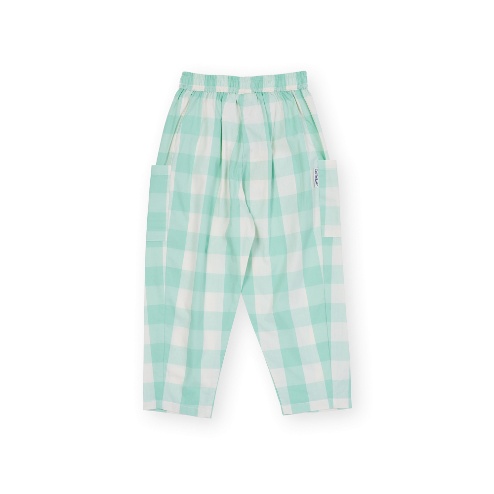 Lightweight Gingham Kit Pocket Pant