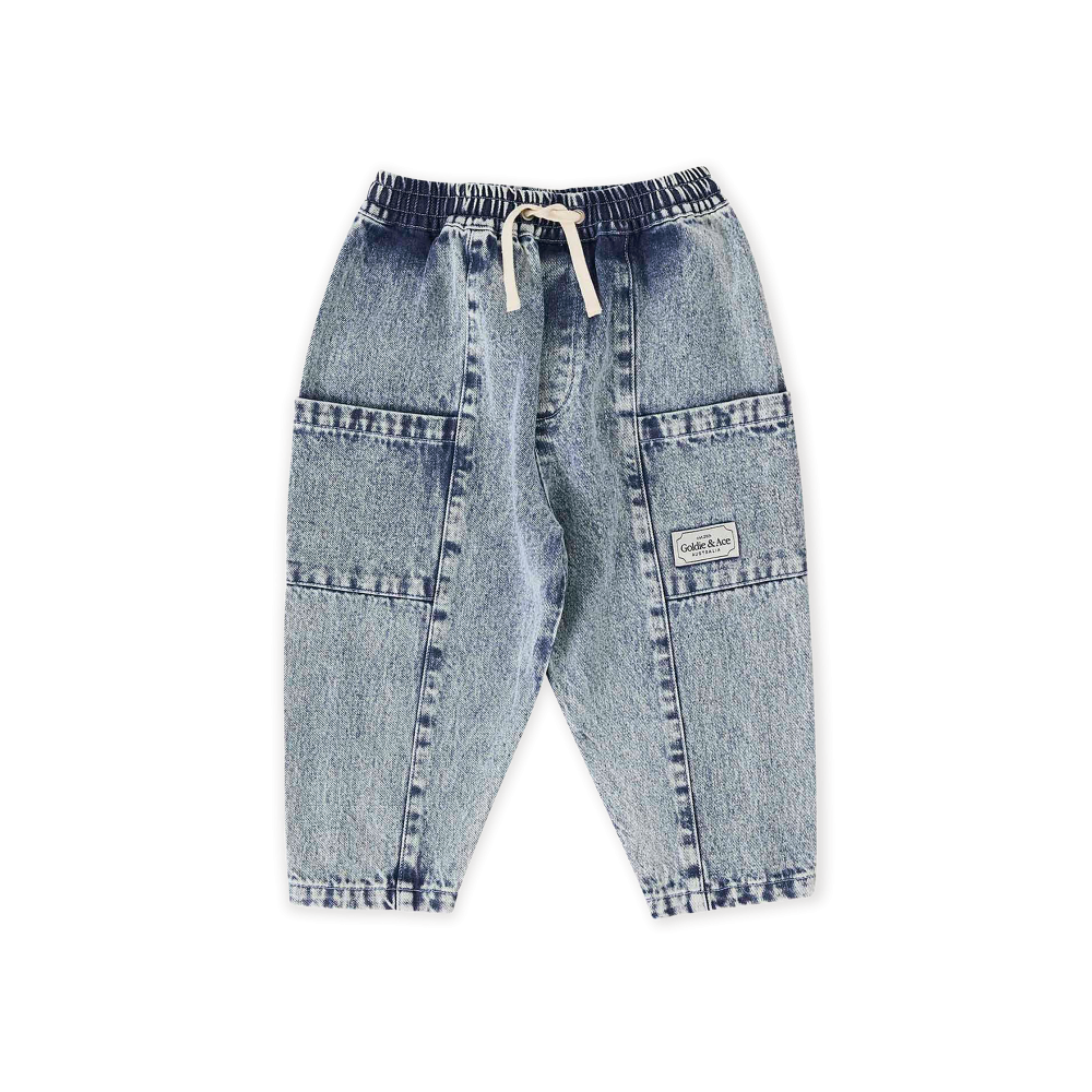 Kit Denim Pocket Pant - Light Denim