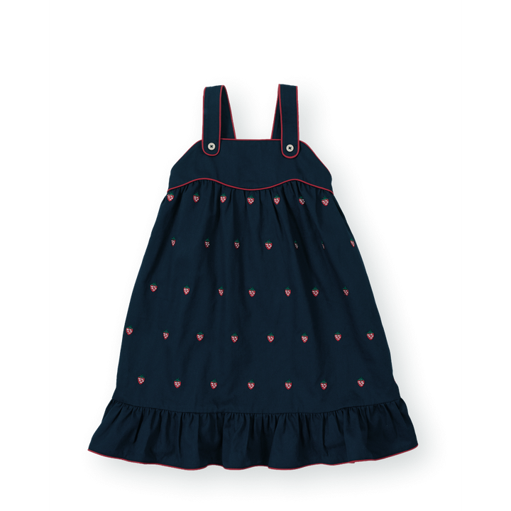 Mini Strawberry Embroidered Dress