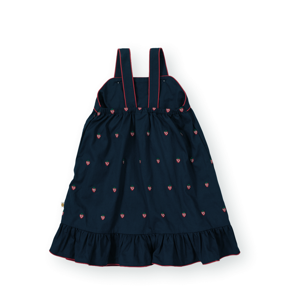 Mini Strawberry Embroidered Dress