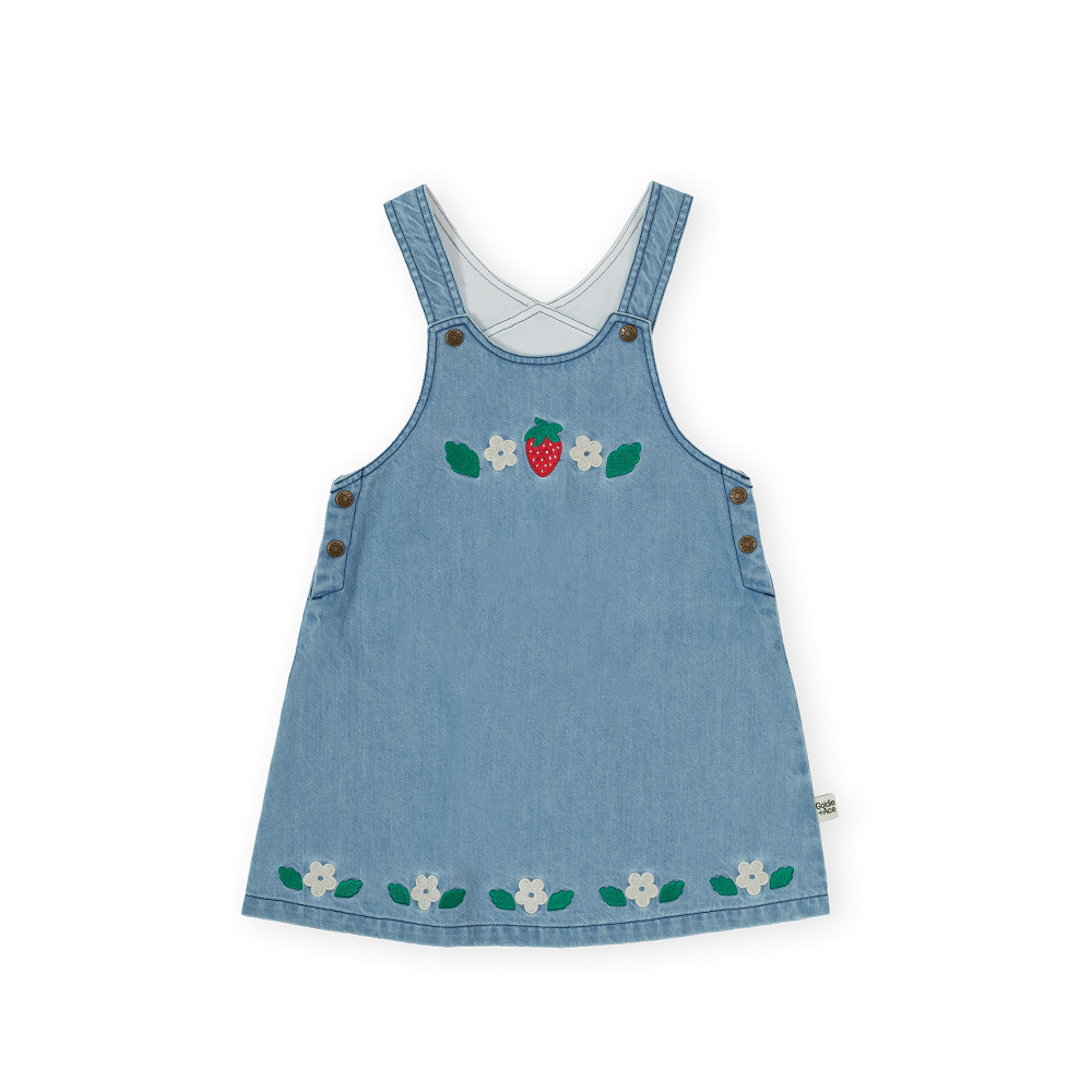 Wild Strawberry Pinafore Dress