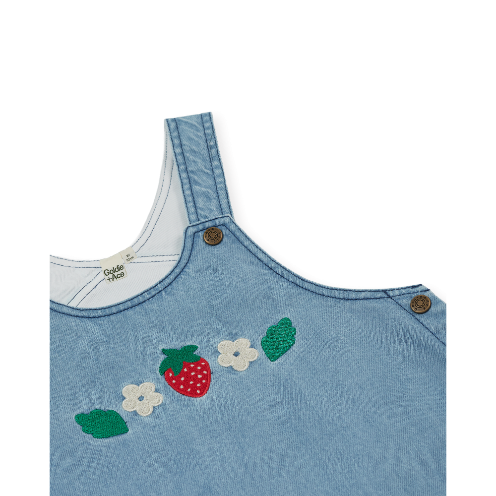 Wild Strawberry Pinafore Dress