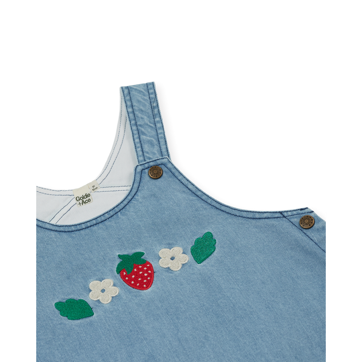 Wild Strawberry Pinafore Dress