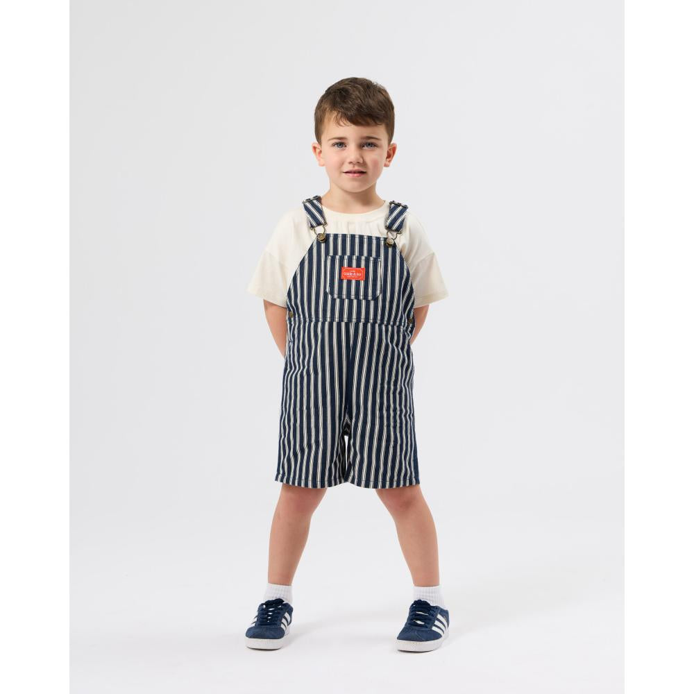 Overalls | Railroad Stripe Burton - Indigo
