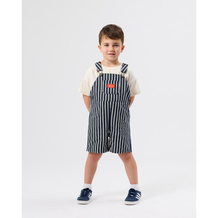 Overalls | Railroad Stripe Burton - Indigo