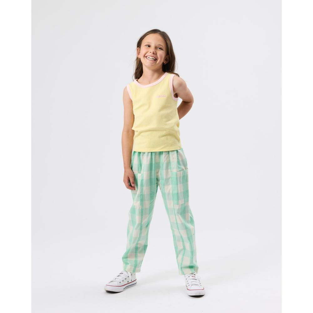 Lightweight Gingham Kit Pocket Pant