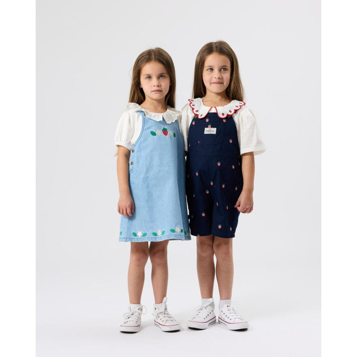 Wild Strawberry Pinafore Dress