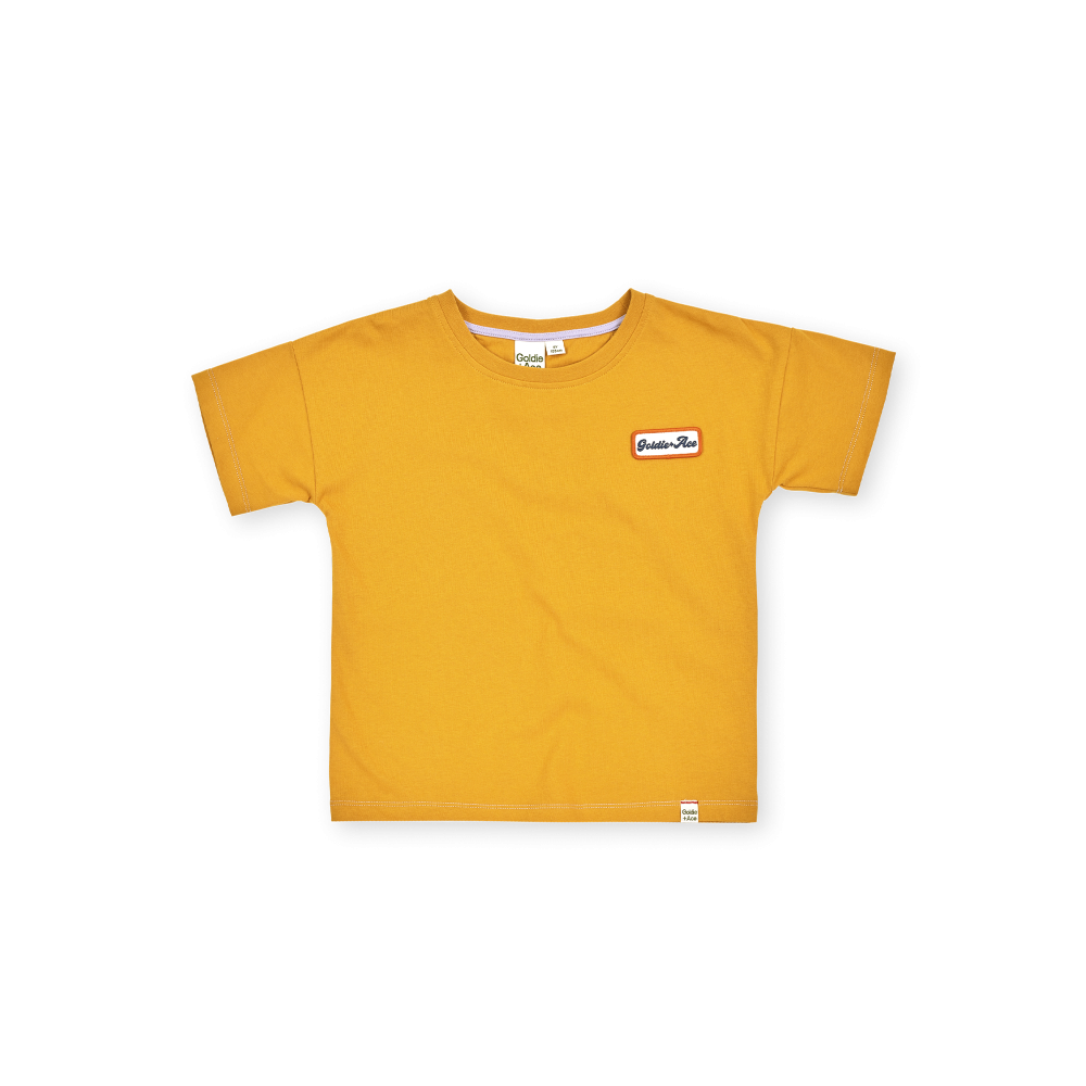 Contrast Stitch T-Shirt Yellow