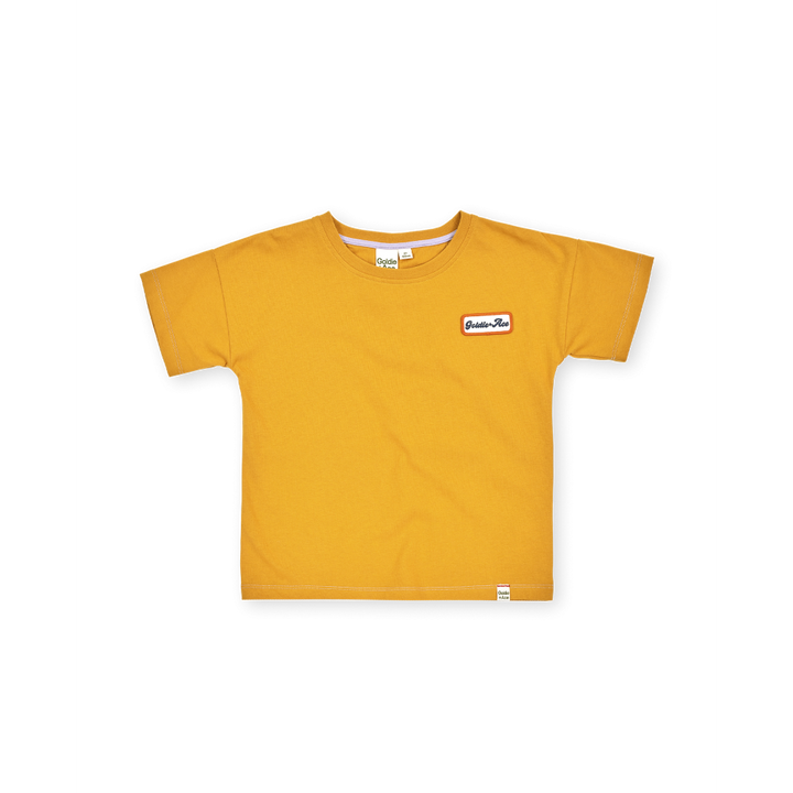 Contrast Stitch T-Shirt Yellow
