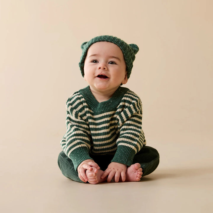 Beanie | Knitted Bear - Clover