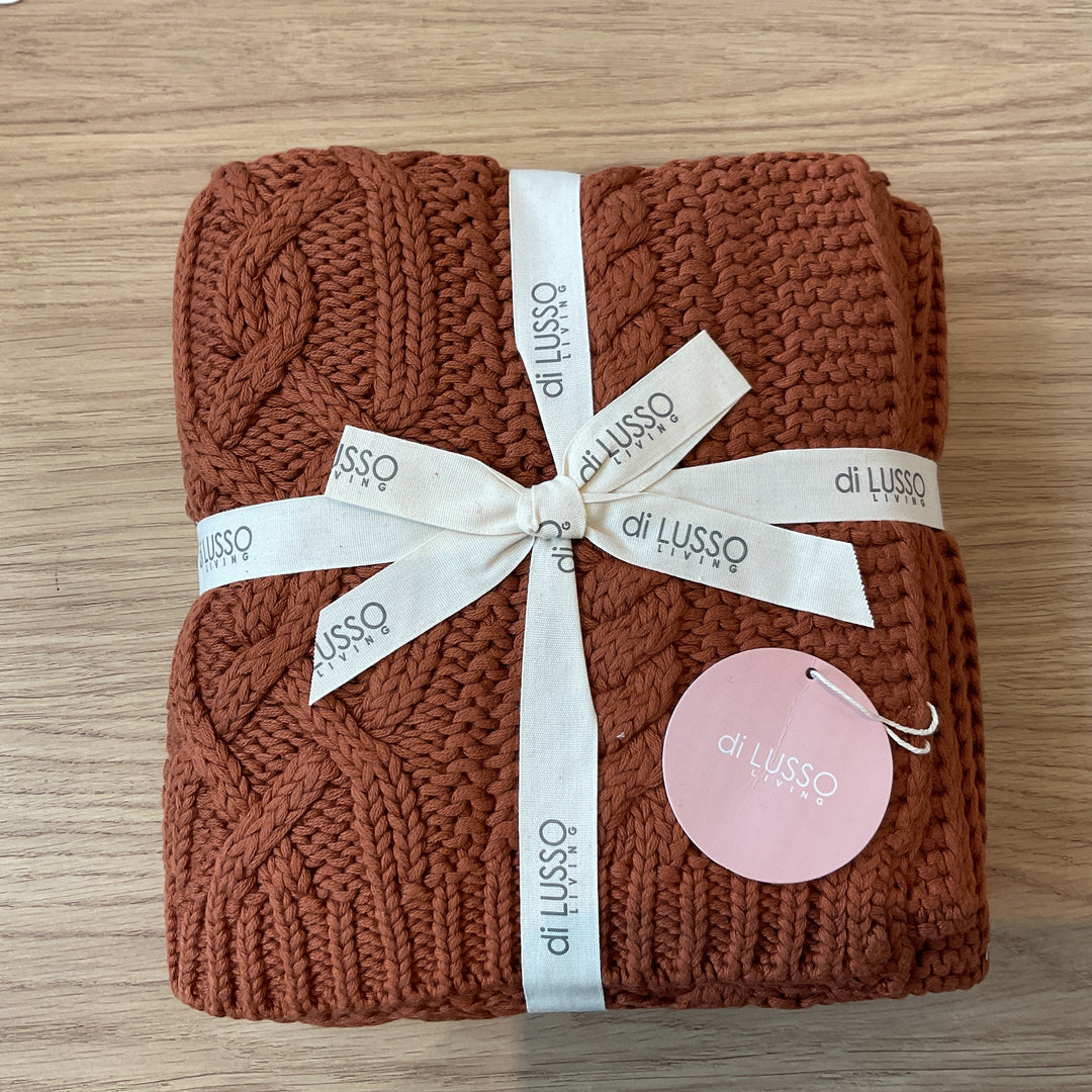 Blanket | Knit - Reilly Rust