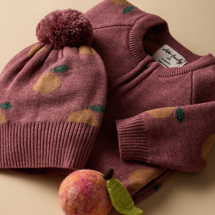 Beanie | Organic Knitted - Clementine