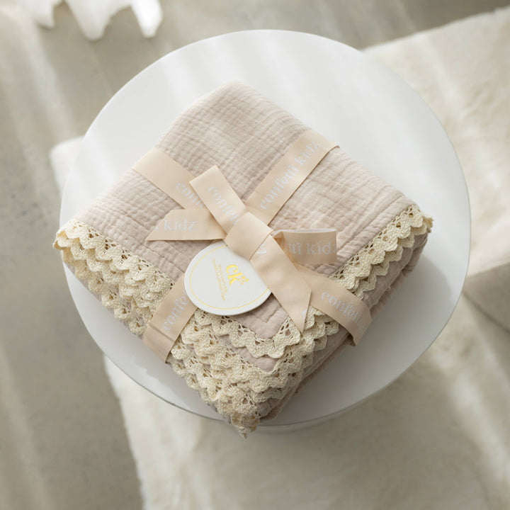 Classic Muslin Blanket | Oatmeal
