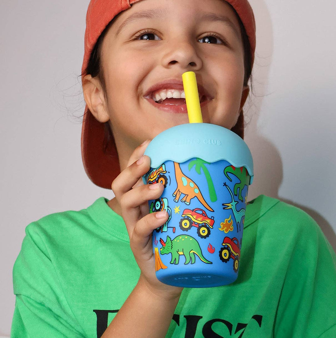 Dinotrucks Mini Smoothie Cup & Straw 200ml