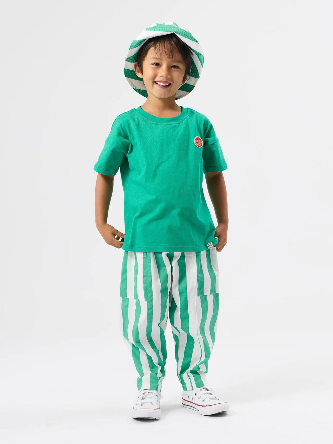 Happy Stripe Bucket Hat