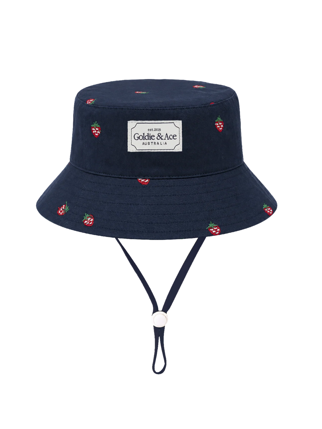 Mini Strawberry Embroidered Bucket Hat