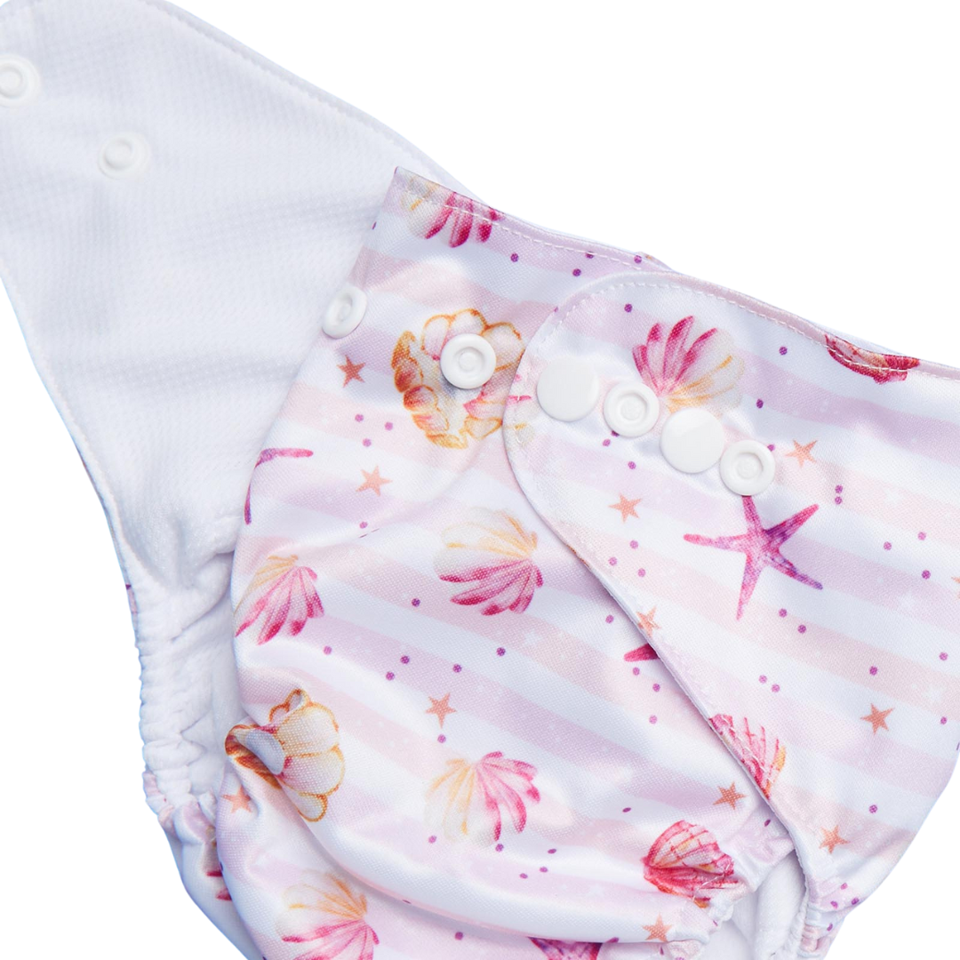 Reusable Swim Nappy - Seashells