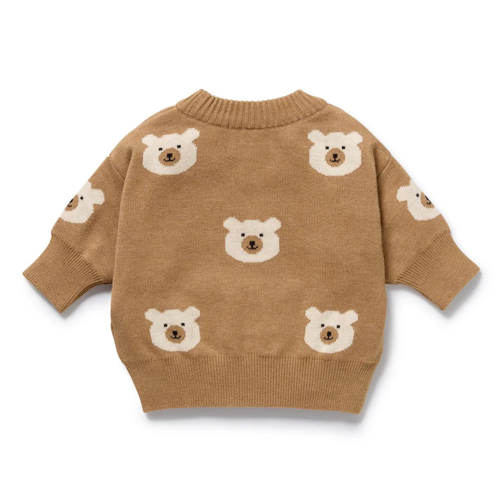 Jumper | Organic Knitted - Beary Cute