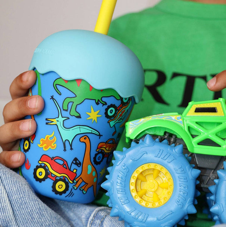 Dinotrucks Mini Smoothie Cup & Straw 200ml