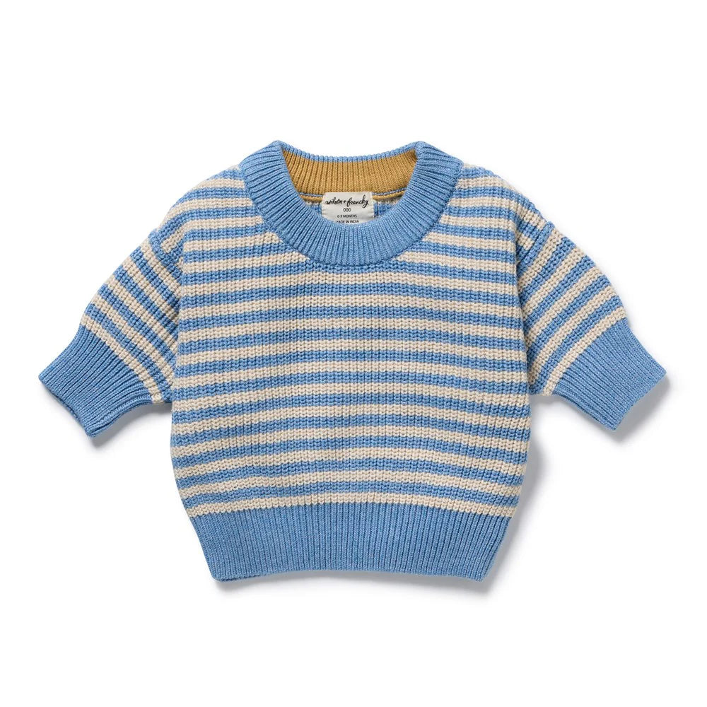 Jumper | Organic Knitted - Frosted Blue