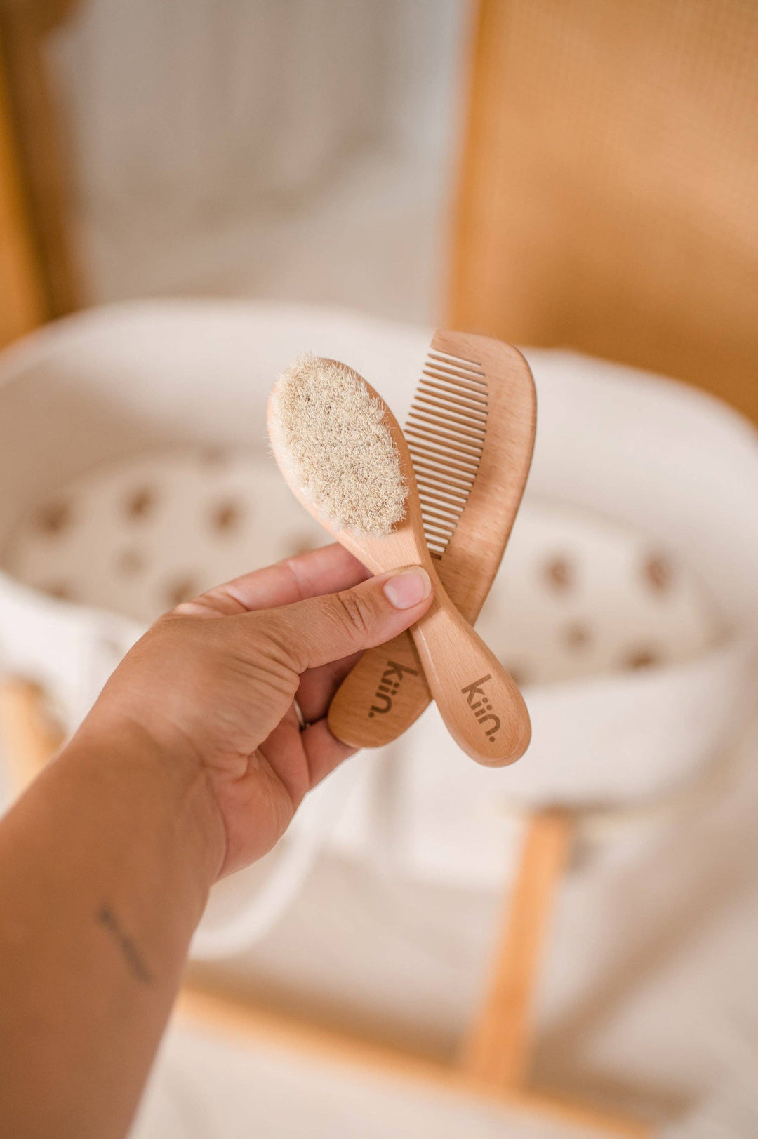 Brush & Comb Set | Baby - Wooden