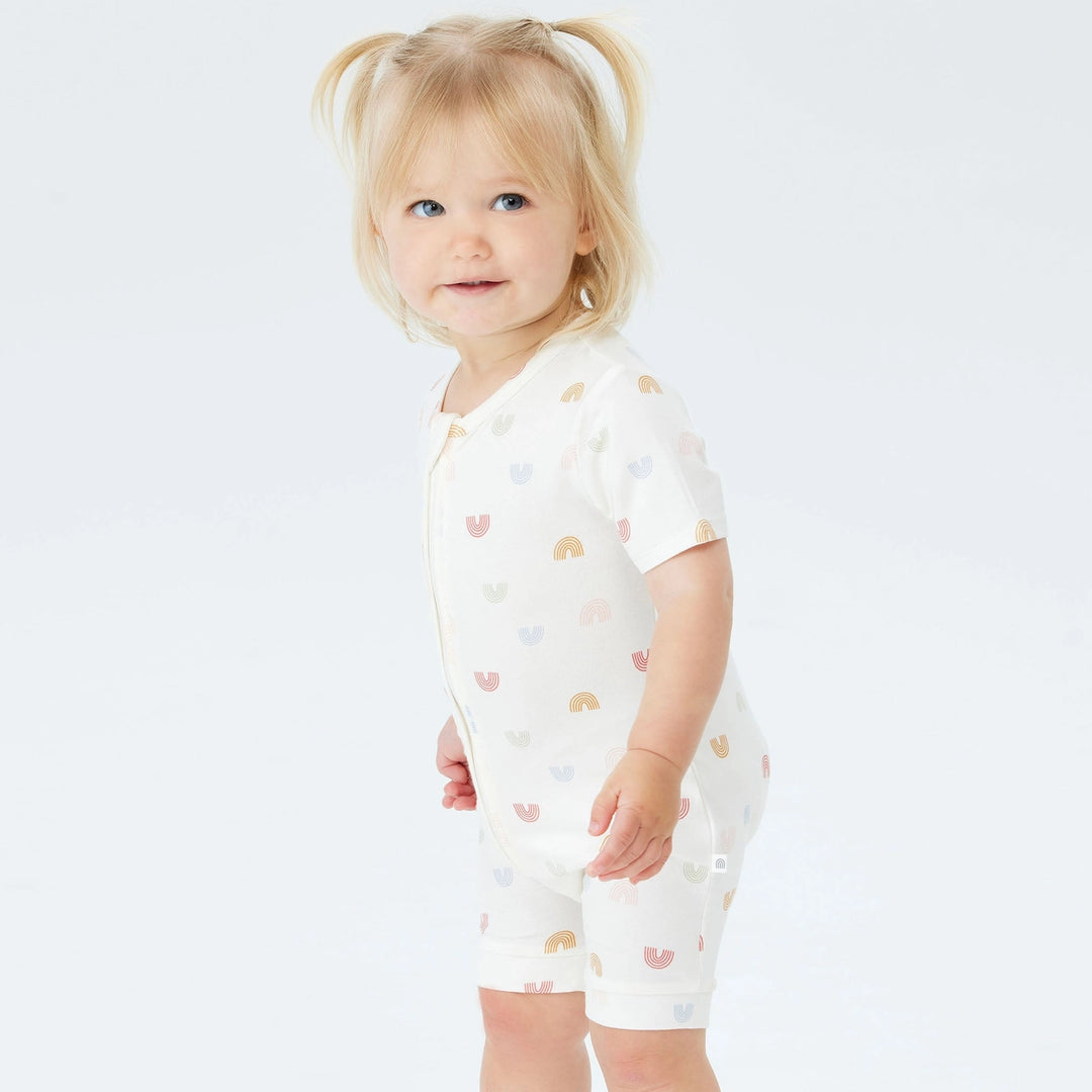 Onesie | Day or Night Short Sleeve - Over the Rainbow