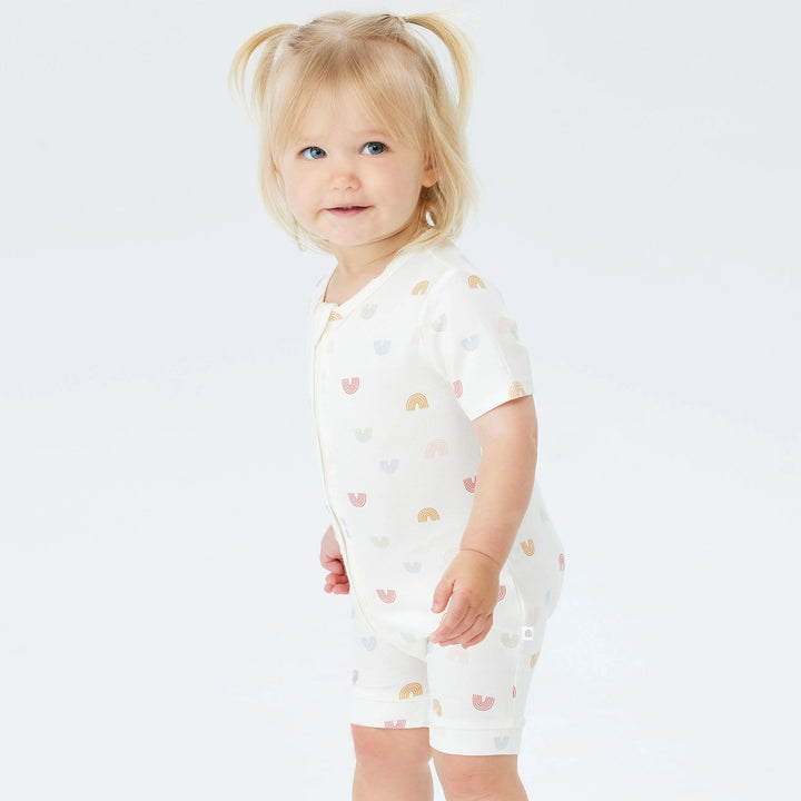 Onesie | Day or Night Short Sleeve - Over the Rainbow