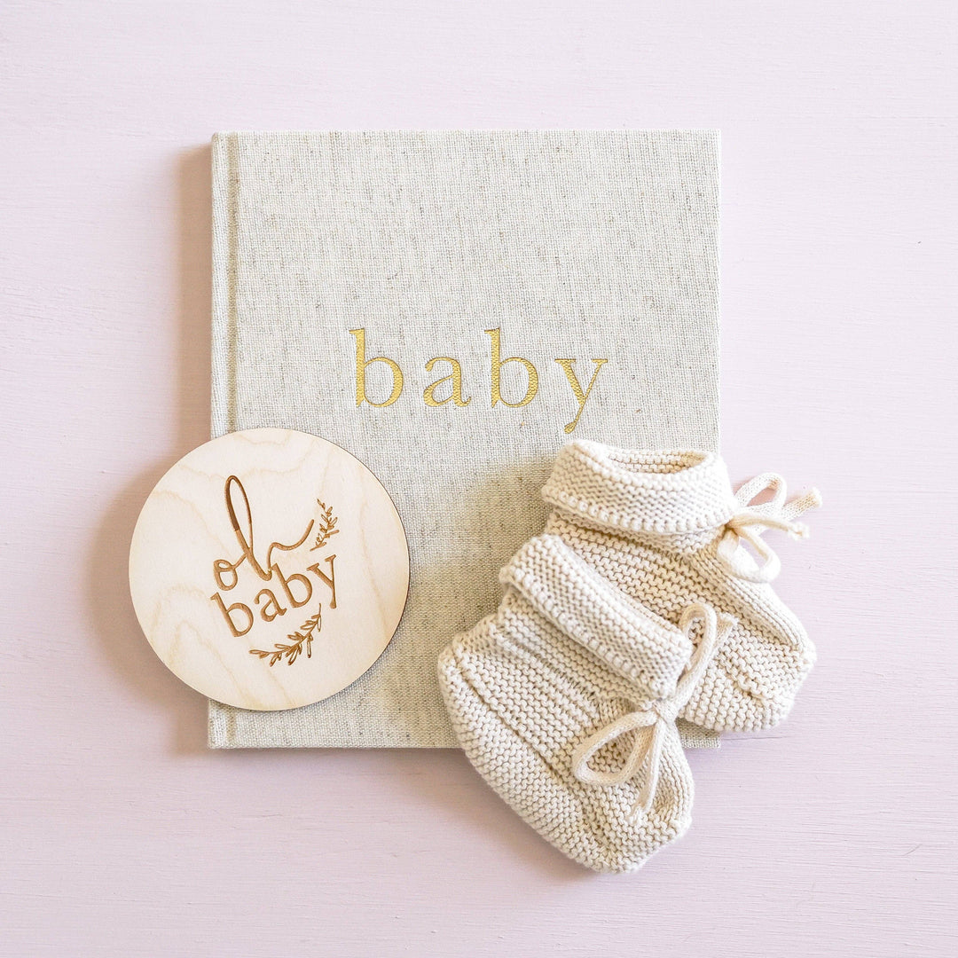 Booties | Knit - Natural