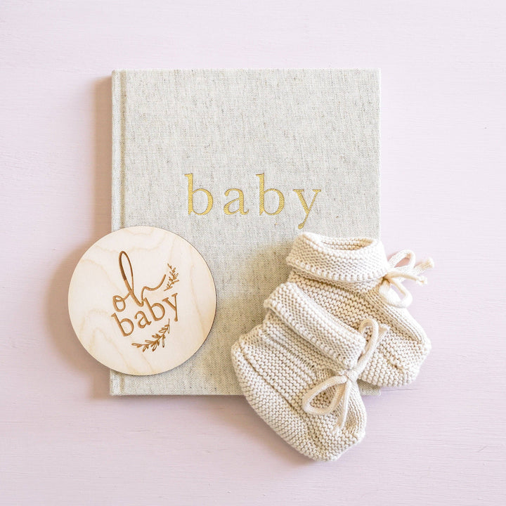 Booties | Knit - Natural