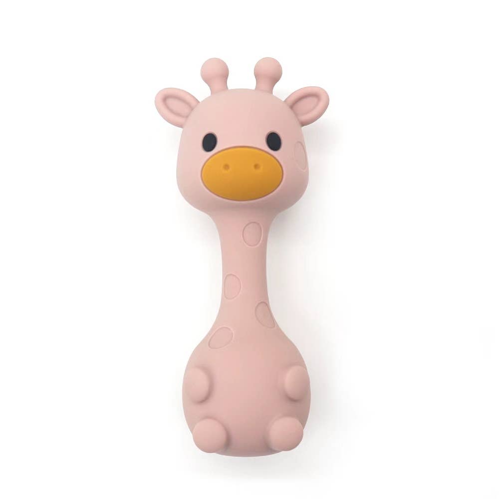 Silicone Giraffe Rattle