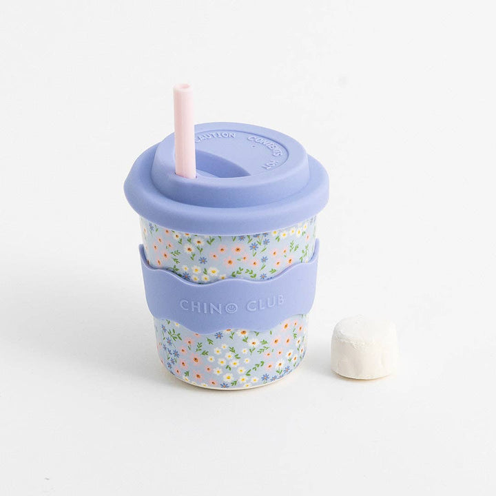 Kids Keep Cup | 8oz - Blue Floral