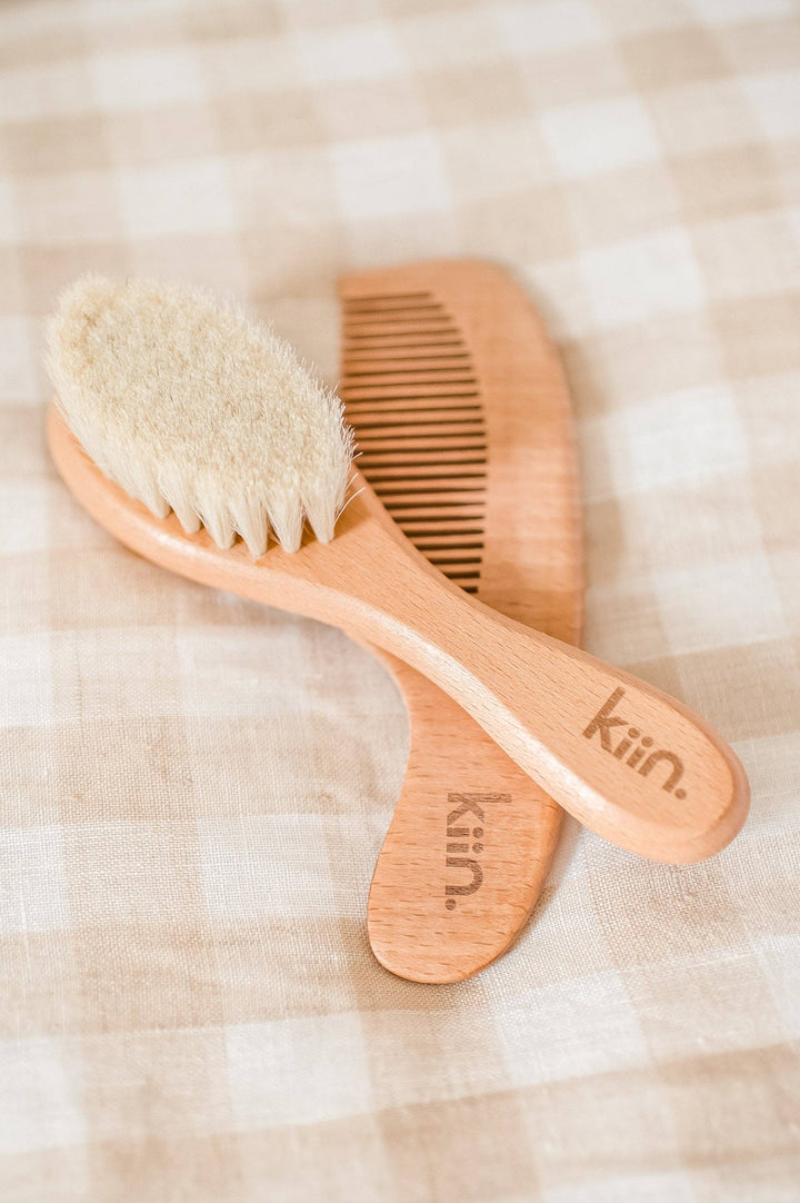 Brush & Comb Set | Baby - Wooden