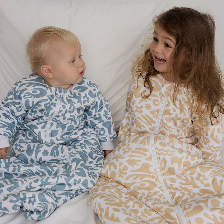 Sleeping Bag | Winter 2.5 Tog - Blue Abstract