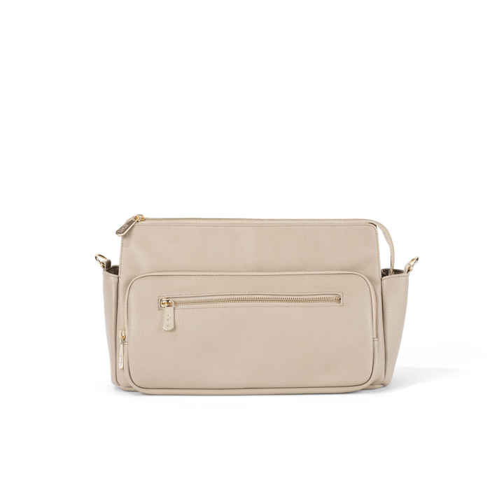 Multitasker Pram Caddy 2.0 - Oat Vegan Leather