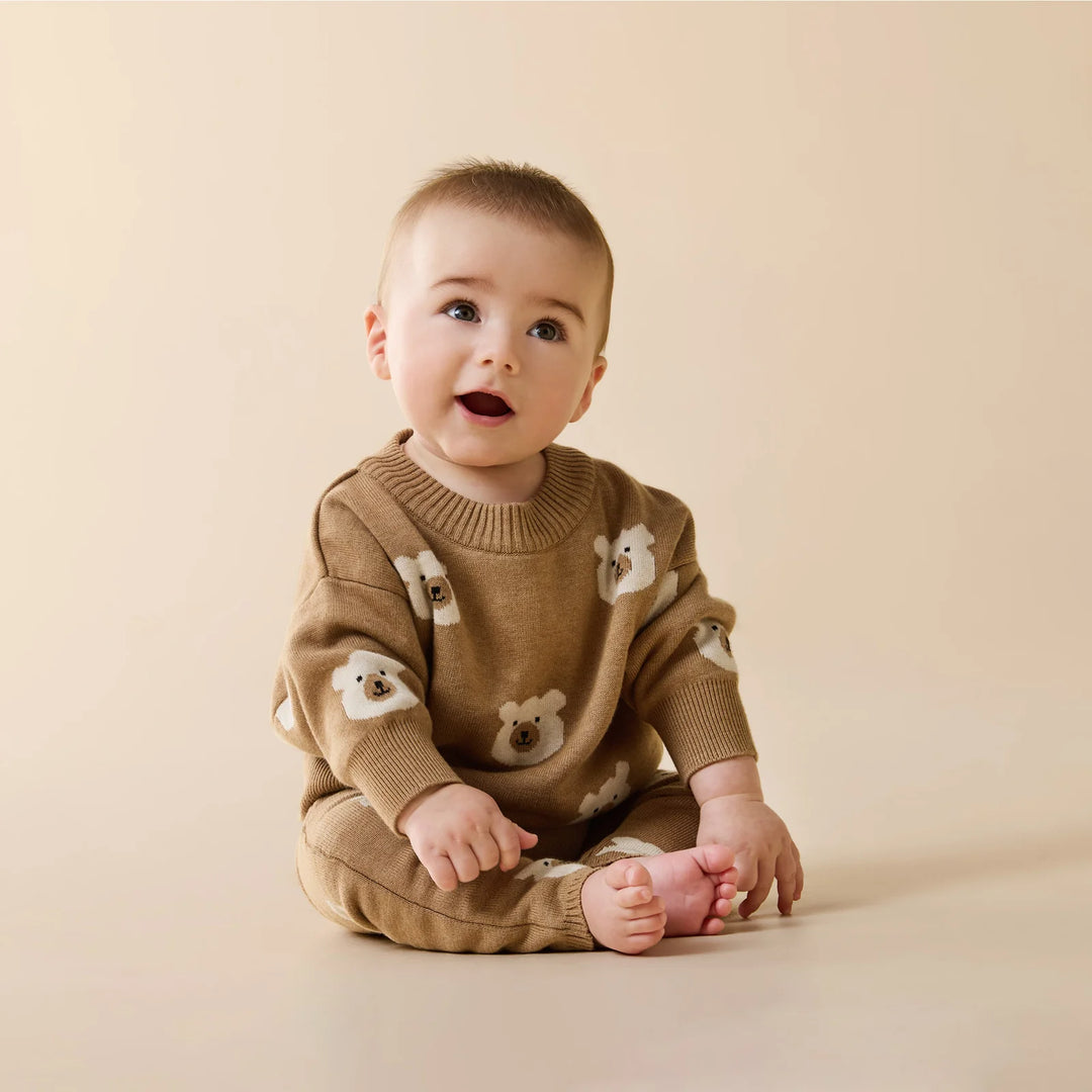 Jumper | Organic Knitted - Beary Cute