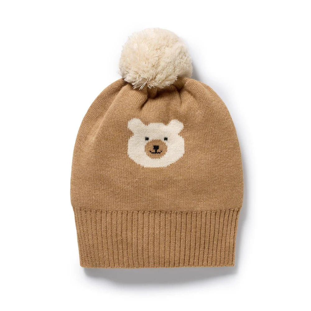 Beanie | Organic Knitted - Beary Cute