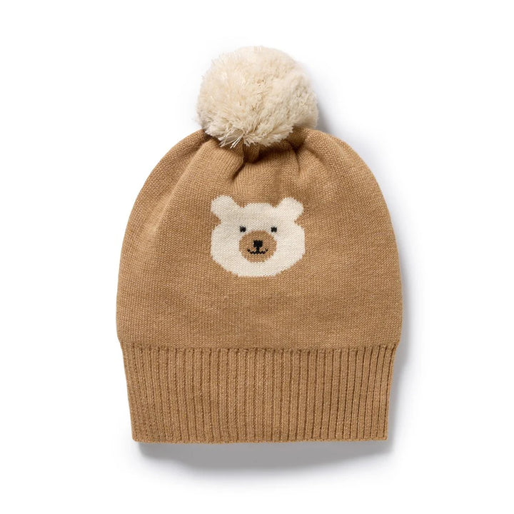Beanie | Organic Knitted - Beary Cute