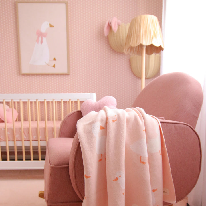 Blanket | Pink Ducks