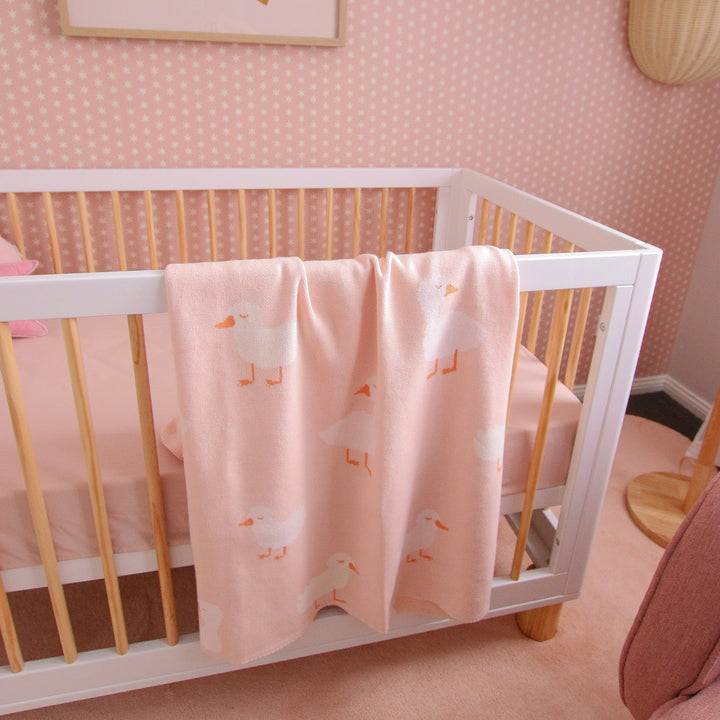Blanket | Pink Ducks