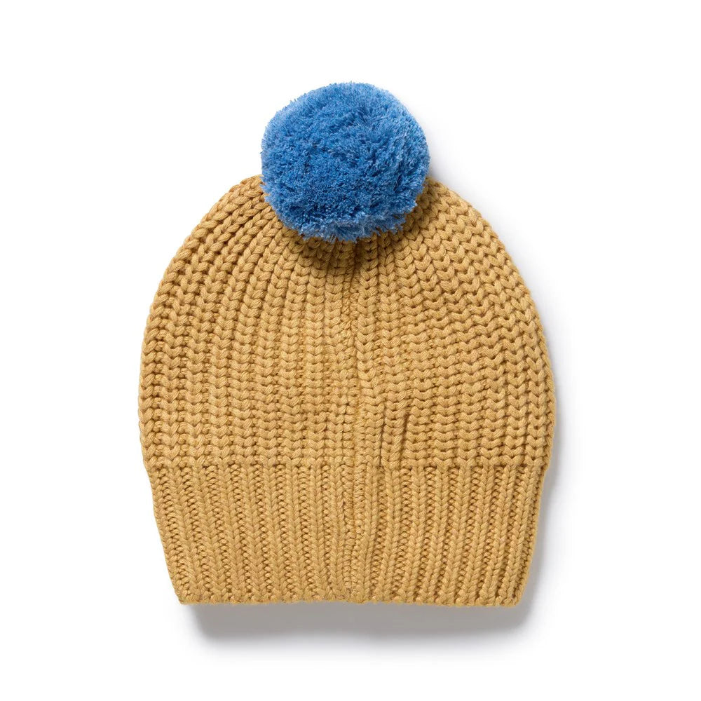 Beanie | Organic Knitted - Honey Drop