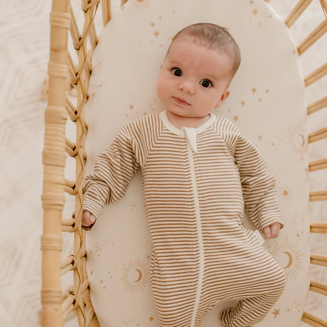 Bassinet | Fitted Sheet/Change Pad Cover | Organic - Constellation