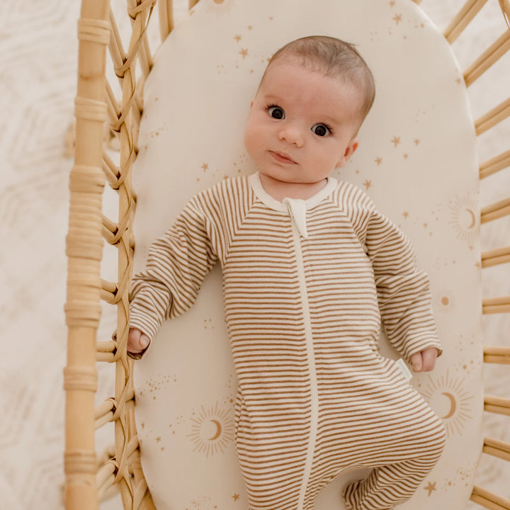 Bassinet | Fitted Sheet/Change Pad Cover | Organic - Constellation