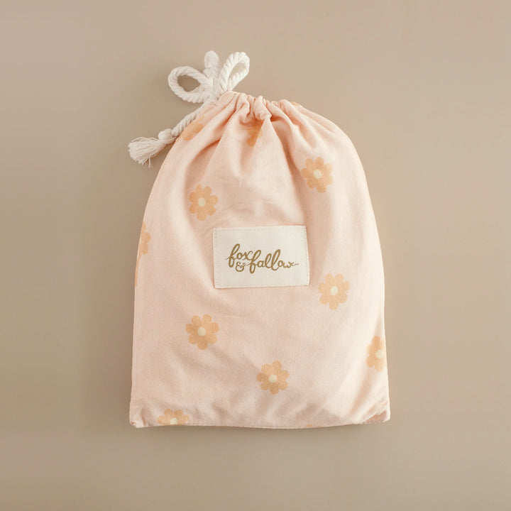 Bassinet | Fitted Sheet/Change Pad Cover | Organic - Daisy Chain