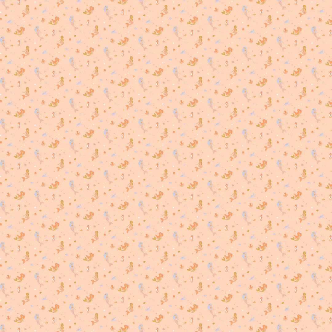 Bassinet | Fitted Sheet/Change Pad Cover | Organic - Mermaids