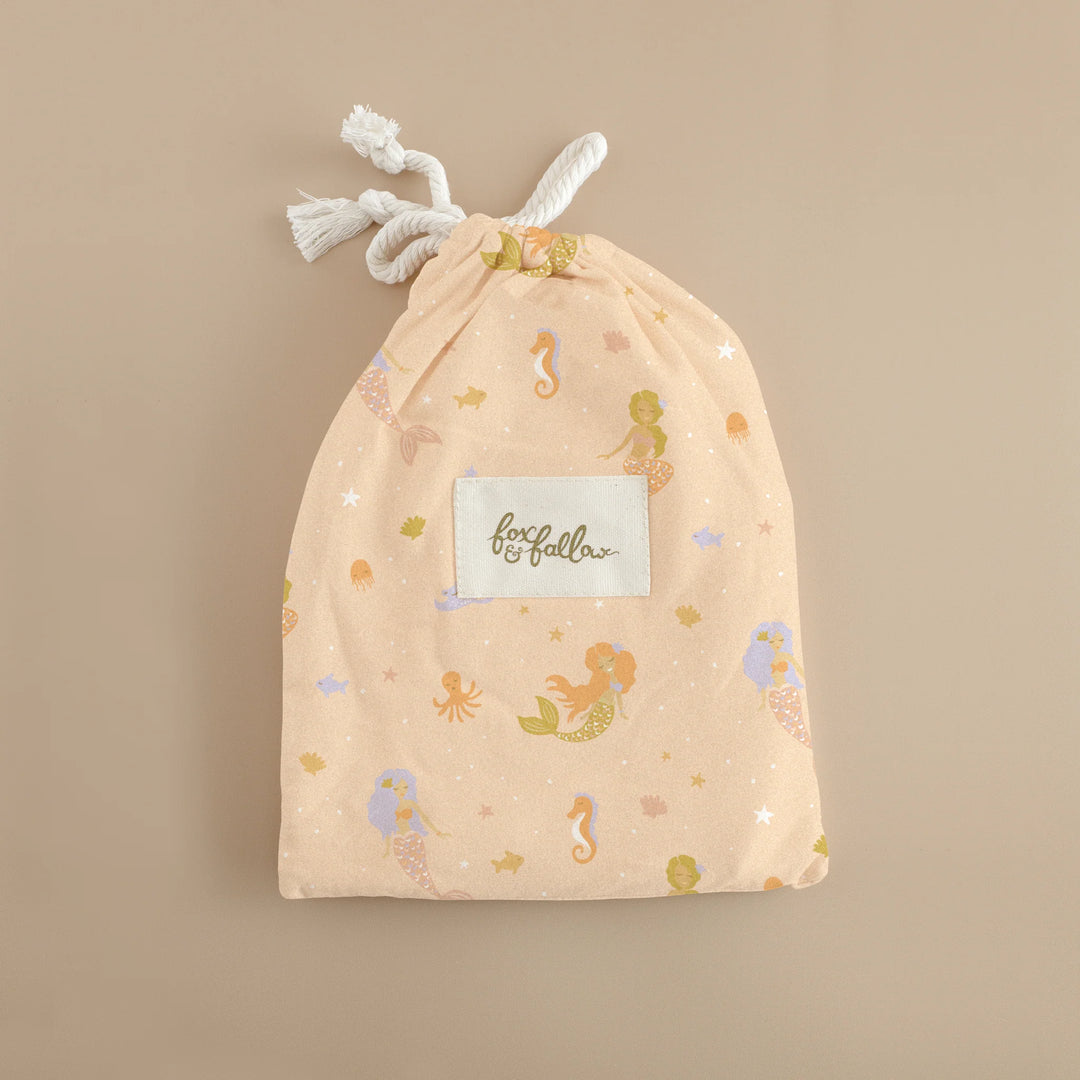 Bassinet | Fitted Sheet/Change Pad Cover | Organic - Mermaids