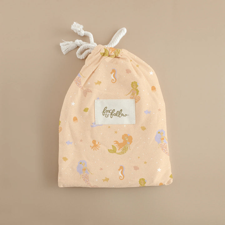 Bassinet | Fitted Sheet/Change Pad Cover | Organic - Mermaids