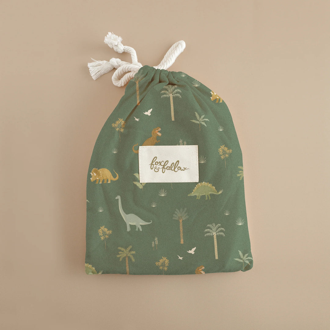Bassinet | Fitted Sheet/Change Pad Cover | Organic - Dinos