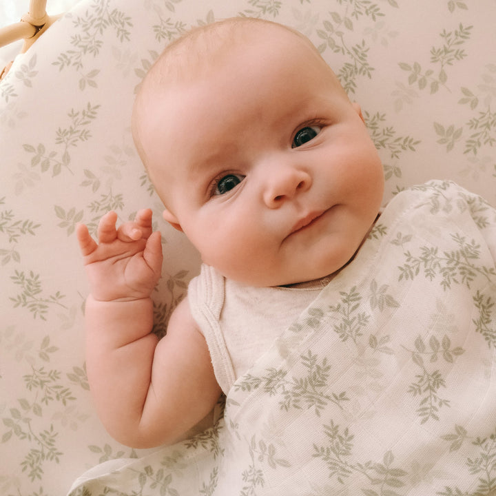 Bassinet | Fitted Sheet/Change Pad Cover | Organic - Cypress