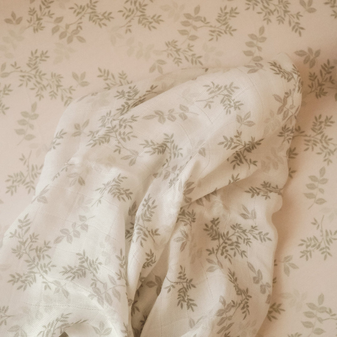 Bassinet | Fitted Sheet/Change Pad Cover | Organic - Cypress